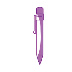 Office pen utensil icon vector illustration graphic design