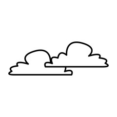 fluffy cloud weather heaven sky cottony icon vector illustration