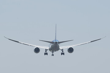 The aft part of the aircraft