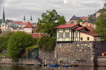 Obraz premium Czech republic, Prague, city views in the summer