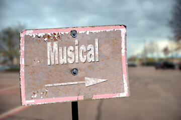 Schild 203 - Musical