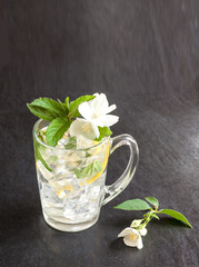 ice juice with jasmine