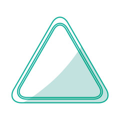 triangle notification signal vector illustration graphic design icon
