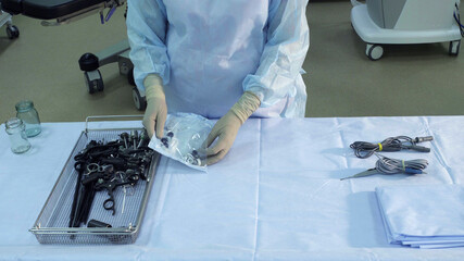 Preparing a surgical instrument