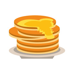 food cartoon flat illustration icon vector design graphic