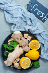 ingredients for tea