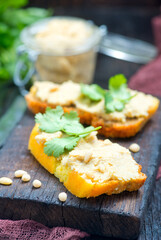bread with pate