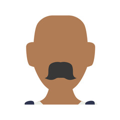 Man faceless avatar icon vector illustration graphic design