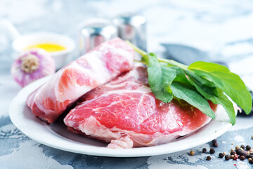 raw meat