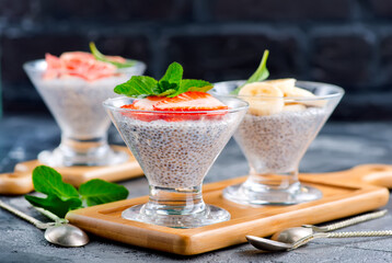 desert with fruit