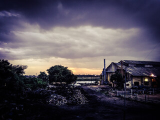 Evening Sky , Lone Evening
