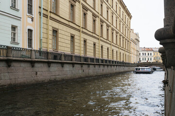 Naklejka premium Russia. St.-Petersburg. Winter Canal