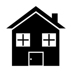 home house isolated icon vector illustration design