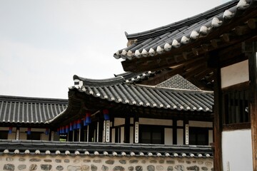 Fototapeta na wymiar korea traditional house 