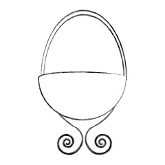 baby crib drawing icon vector illustration design