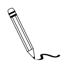 pencil cartoon illustration vector icon design graphic draw © Jemastock