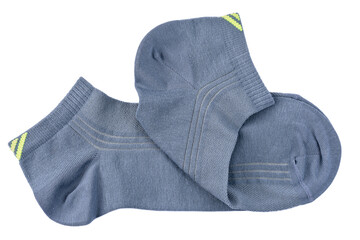 Isolated gray sports men's socks 