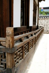 Fototapeta na wymiar korea traditional house 