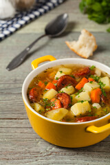 Traditional potato soup.