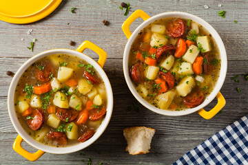 Traditional potato soup.