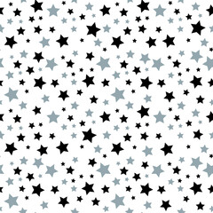 Star seamless pattern. Seamless pattern with stars. Seamless geometric pattern. Vector seamless pattern.