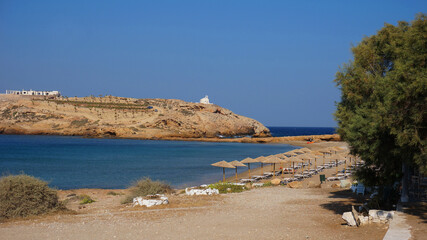 Photo of picturesque island of Ios on a summer morning, Cyclades, Greece