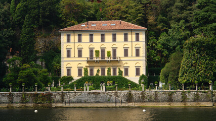 Fototapeta na wymiar Photo of iconic lake Como and Lugano, Italy