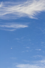 beautiful blue sky with cloudy