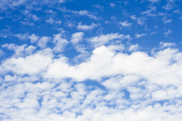 beautiful blue sky with cloudy