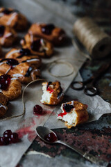 Homemade french  eclairs