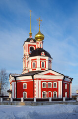 ROSTOV, RUSSIA - January, 2017: Holy Trinity Saint Serguius Varnickiy monastery in Rostov