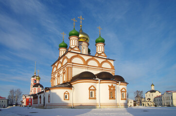 ROSTOV, RUSSIA - January, 2017: Holy Trinity Saint Serguius Varnickiy monastery in Rostov