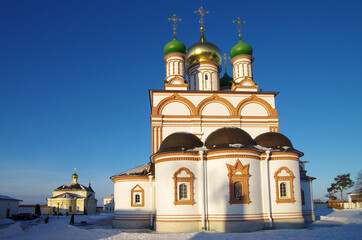 ROSTOV, RUSSIA - January, 2017: Holy Trinity Saint Serguius Varnickiy monastery in Rostov