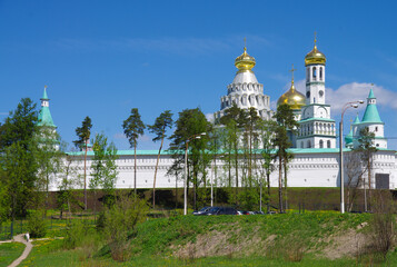 ISTRA, RUSSIA - May, 2017: The New Jerusalem Monastery, also known as the Voskresensky Monastery