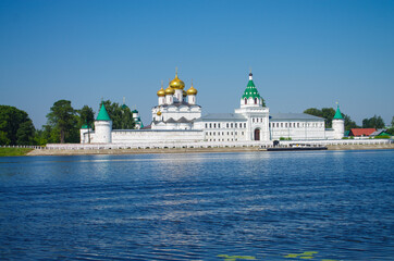 KOSTROMA, RUSSIA - July, 2016: Ipatyevsky Monastery in summer day