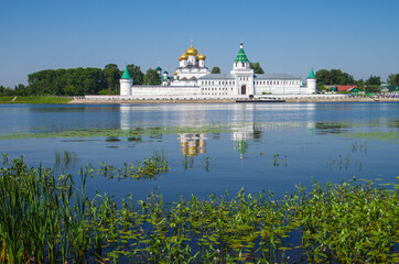 KOSTROMA, RUSSIA - July, 2016: Ipatyevsky Monastery in summer day