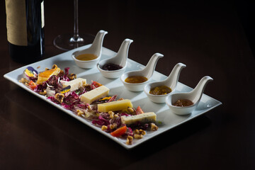 various assortment of italian cheese
