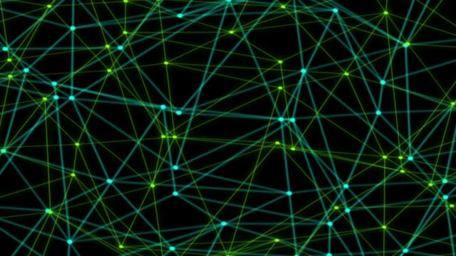 seamless video randomly moving elements of the monitor screen video loop