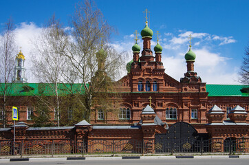 SERGIYEV POSAD, RUSSIA - May, 2017: Trinity Sergius Lavra in Sergiev Posad