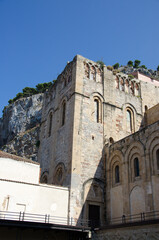 Fototapeta na wymiar 13th century Cefalu Cathedral in Cefalu, Sicily 
