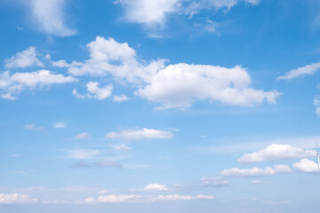 Fototapeta na wymiar Clouds blue sky background