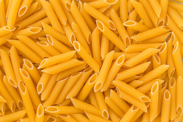 Texture of Penne, Italian pasta