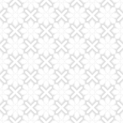 Fototapeta premium Arabic ornaments. Gray vintage seamless pattern