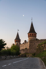 Fototapeta na wymiar Ancient castle at sunrise