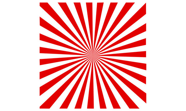 Rote Streifen, zentriert