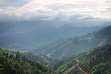 Fototapeta na wymiar Mountains of China
