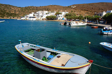 Fototapeta na wymiar Photo of picturesque island of Sifnos on a summer morning, Cyclades, Greece