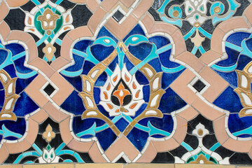 ancient oriental mosaic pattern  