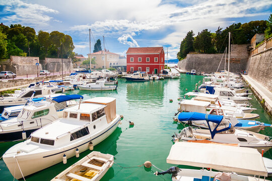 small Fosa bay in Zadar
