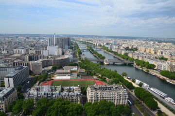 Paris - panorama from Tour Eiffel